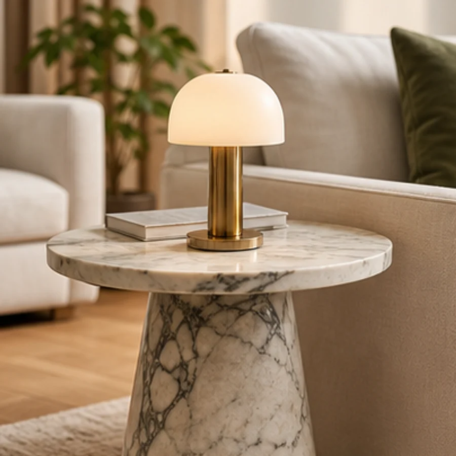 Marble side table პროდუქტის ფოტო